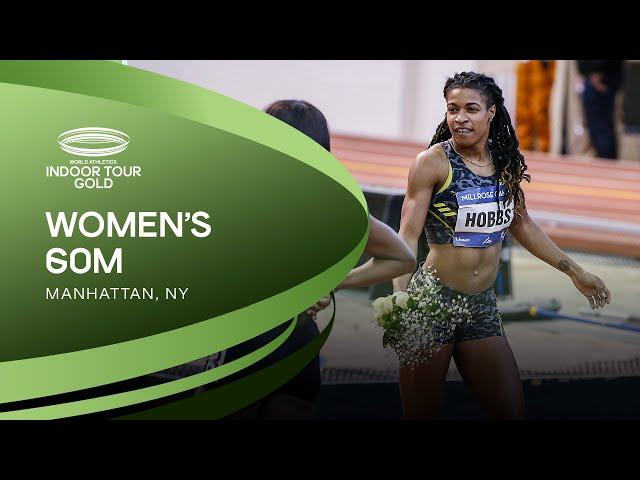 Aleia Hobbs is BACK after strong Millrose return | World Indoor Tour Gold Manhattan 2022