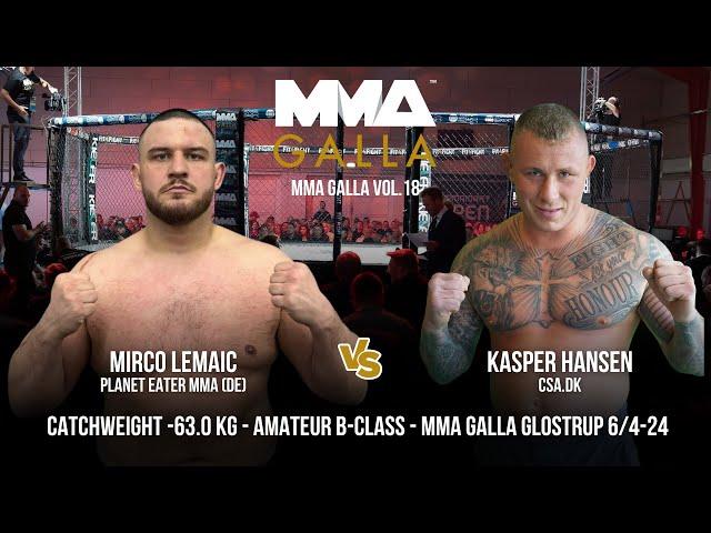 Mirco Lemaic (Planet Eater MMA - DE) Vs. Kasper Hansen (CSA.dk)