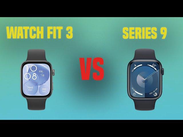 Huawei Watch Fit 3 vs Apple Watch Series 9 | Full Specs Compare Smartwatches