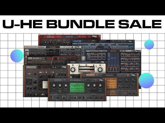 U-he Synth Bundle - DIVA, Repro1, Hive 2, & Zebra for Limited Time