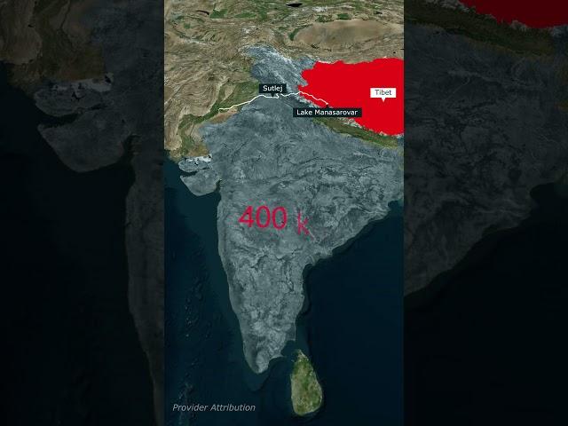 Satluj River Through Map | Tributaries of Indus | UPSC | SSC | State PCS #river #satluj #indusriver