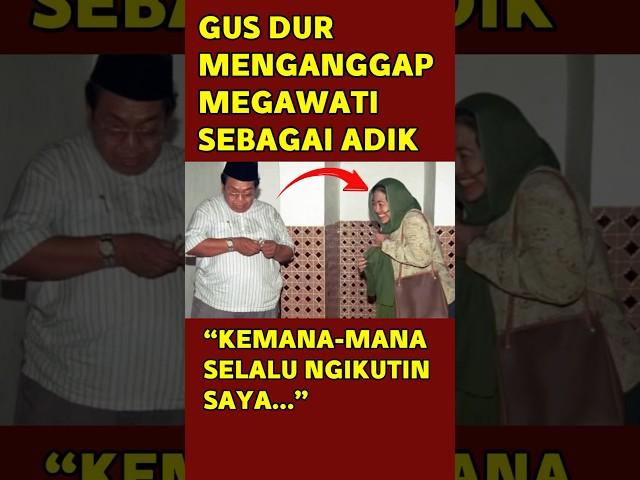 Beginilah Cara Gus Dur Memperlakukan Megawati! ‘Dia Saya Anggap Adik’ #gusdur #shorts #megawati