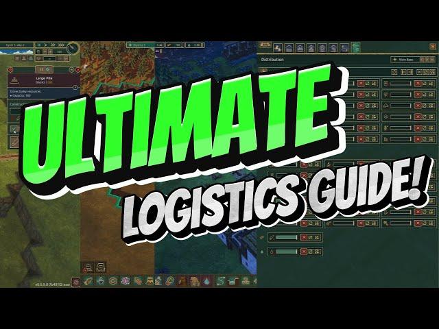 Timberborn Update 6- ULTIMATE Logistics guide!(Including disctrict crossings)