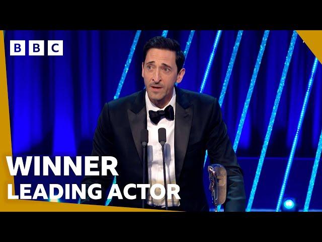 Adrien Brody wins Leading Actor | BAFTA Film Awards 2025