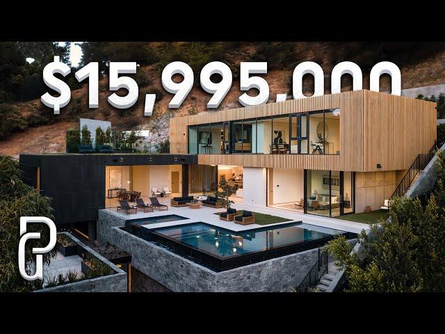 Inside This Beverly Hills $15,995,000 Modernist house! | Propertygrams Mansion Tour