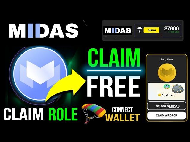 Midas Airdrop Guide | Midas Airdrop Wallet Connect | Midas Airdrop Listing | Claim Free Airdrop