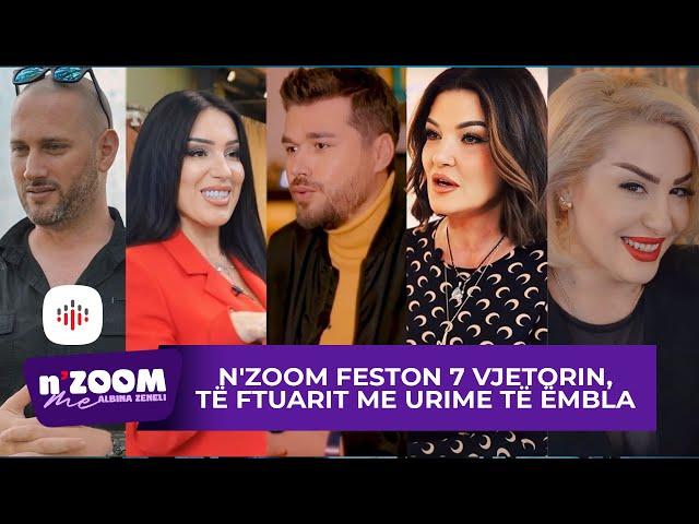 n'ZOOM feston 7 vjetorin, të ftuarit me urime të ëmbla