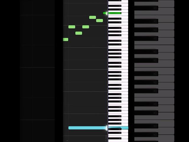 Waterfall (Piano Solo Tutorial) - Undertale #shorts