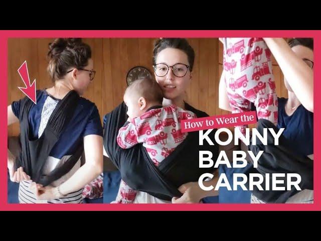 Babywearing: How to Wear the Konny Baby Carrier