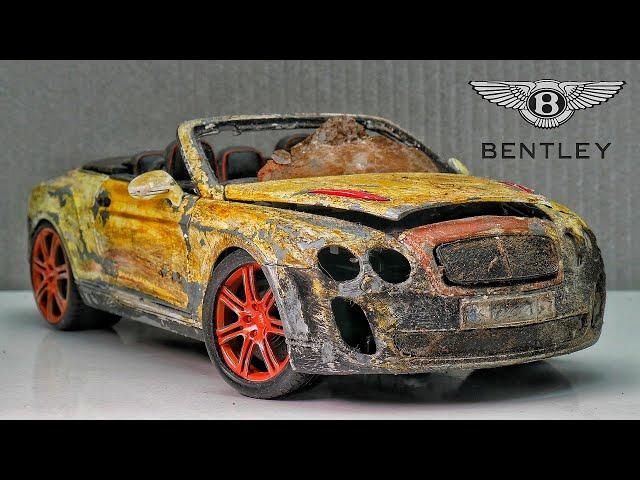 Restoration Abandoned LUXURY Car. Restoration of Bentley Continental Supersports Convertible