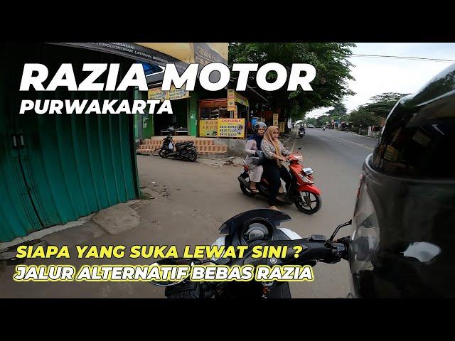 JALAN ALTERNATIF MENGHINDARI RAZIA DI PURWAKARTA