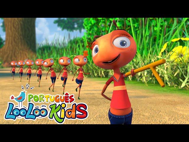 As Formigas Marcham + Zigalú Músicas Infantis Divertidas - LooLoo Kids Português