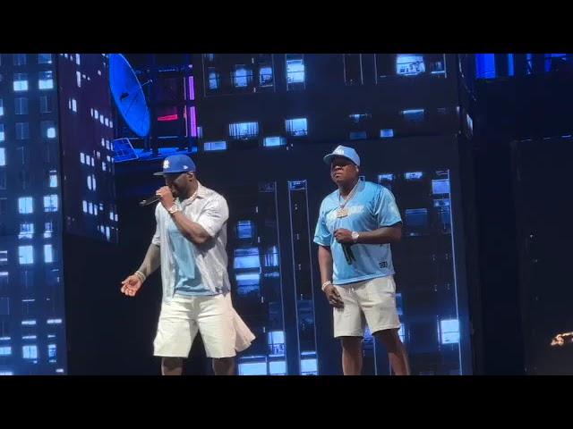 50 CENT show finale! Brings out JADAKISS & J. COLE in BROOKLYN (night 1)