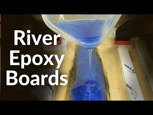 River Epoxy Board Charcuterie Boards River Cutting Boards Mini River Epoxy Table with Epoxy Resin