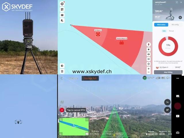 XSkyDef Fixed Site Solutions 724 Anti-Drohnen-Schutz