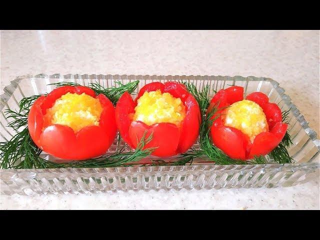 Праздничная закуска на скорую руку из простых продуктов.
