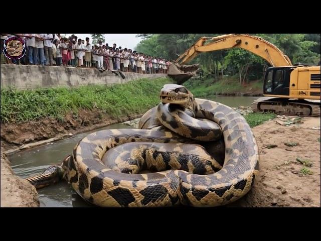 Giant Snake Discovered Near Village