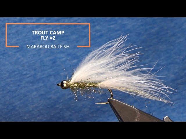 Fly Tying: Trout Camp - Fly #2 - the Deep Marabou Baitfish V2 (Beginner)