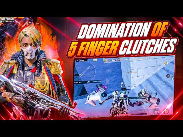 AGGRESIVE SQUAD WIPES  DOMINATION OF 5 FINGER CLAW IQOO NEO 9PRO 90FPS BGMI GAMEPLAY