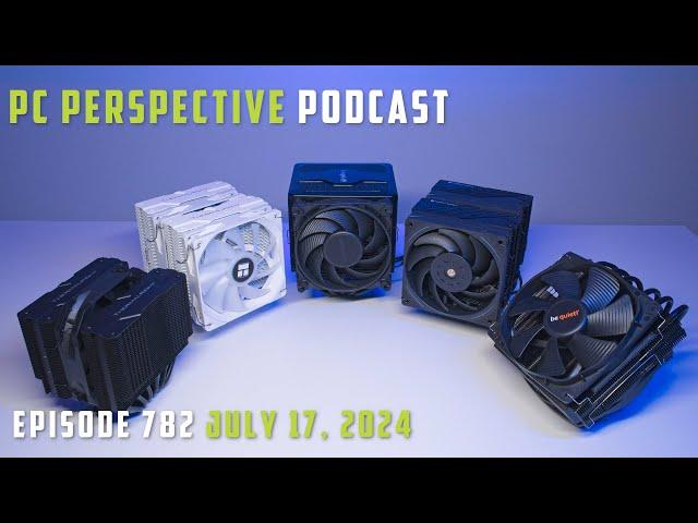 PCPer Podcast 782 - 2024 Cooler Test Bonanza, More Intel 13th and 14th Gen Instability, 7990 XTX