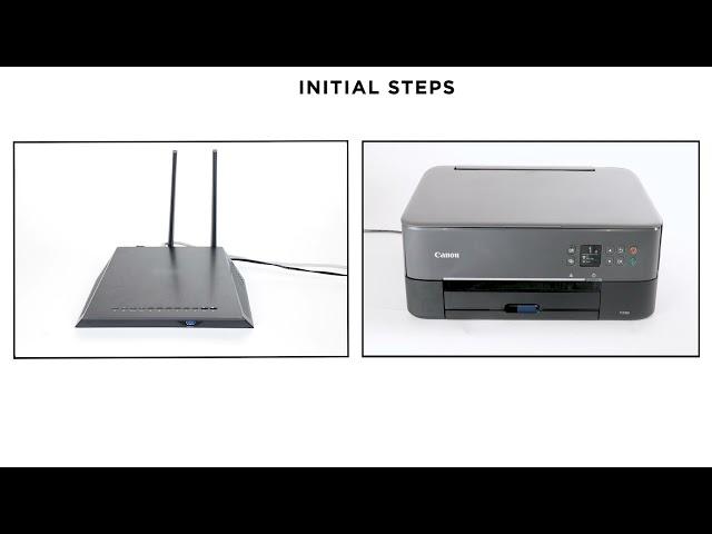 PIXMA TS5350 & TS5340 Wi-Fi Setup - WPS Connection Method