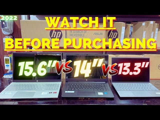 13.3 inch Laptop vs 14 inch Laptop vs 15.6 inch Laptop in 2022 - Which size should you choose ?