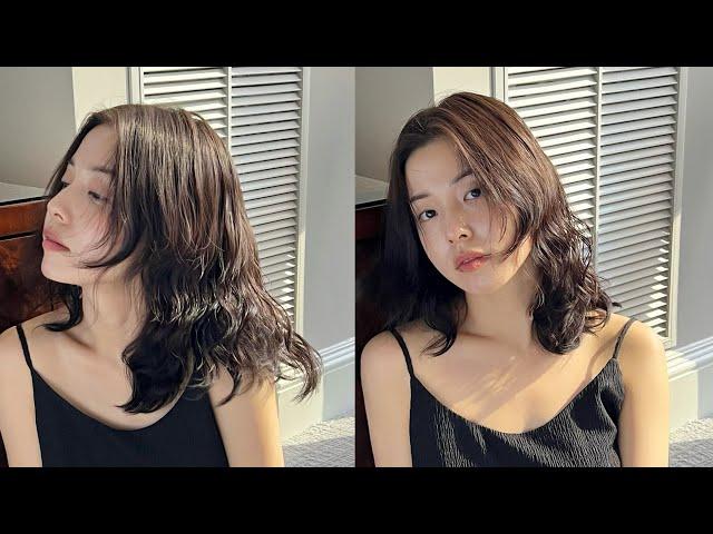 Clean girl *˚₊ Curly Hair & Fresh Makeup. GRWM IN NYC