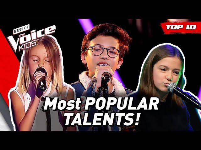 MOST POPULAR TALENTS on The Voice Kids!  | Top 10