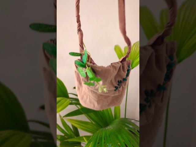 🪡Sewing Bag #sewing #sewingbag #naturecore #fairycore #aesthetic #embroidery #fyp #short #feeds