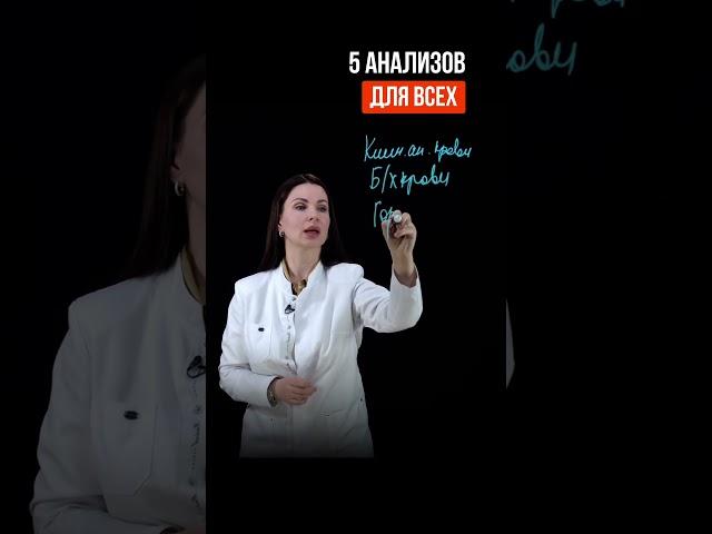ТОП-5 АНАЛИЗОВ, С ПОМОЩЬЮ КОТОРЫХ МОЖНО ПРОВЕРИТЬ ЗДОРОВЬЕ #эндокринолог #докторпетрова #анализы