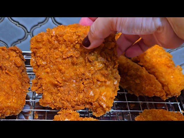 I made LUBY'S Fried Fish Recipe at Home | COOK DINNER WITH ME