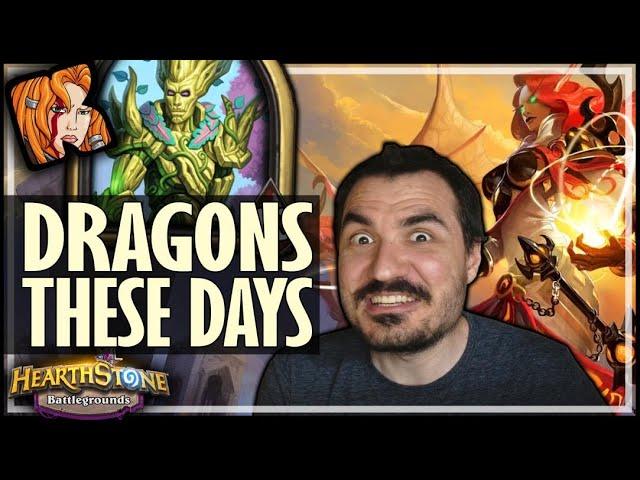 DRAGON BUILDS THESE DAYS?! - Hearthstone Battlegrounds