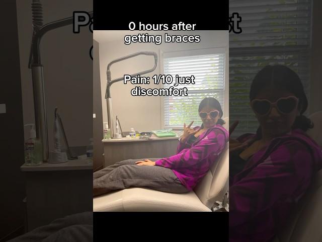 Day 1 of getting braces!!! #braces #bracespain #teeth #teen #funny #reality #realatable