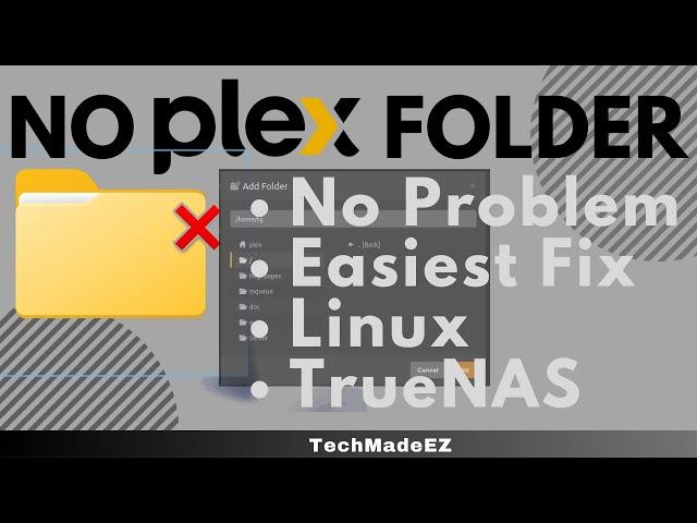 NO Access to Plex Folder..  Easiest Solution!!!!!