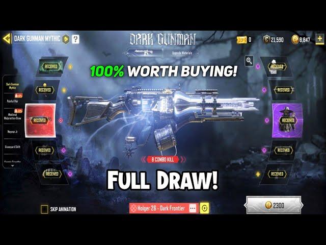 Mythic Holger 26 Dark Frontier Full Lucky Draw CODM | Dark Gunman Mythic Draw Cod Mobile