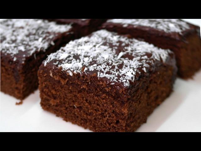 The quickest chocolate cake recipe! I make it every weekend! Cake in 15 minutes!