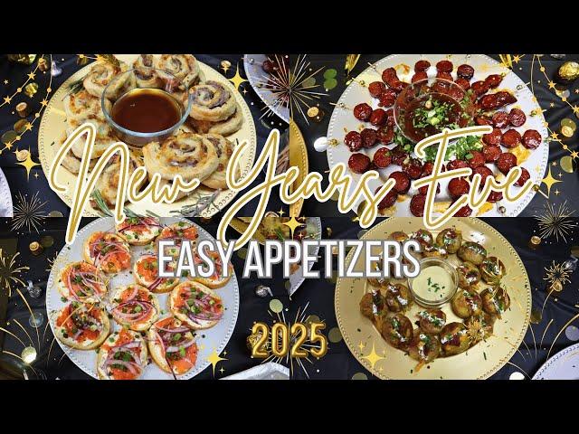 2025 New Years Eve Appetizers | Easy, Crowd Pleasing & Delicious Party Appetizer Finger Foods