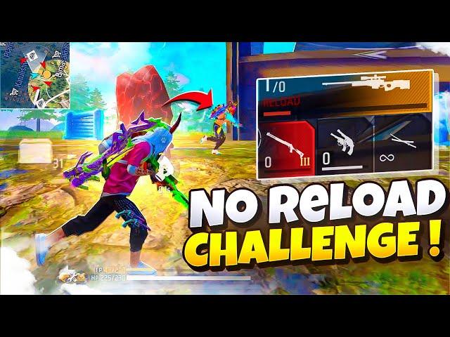 No Reload Challenge Highest Kills in Free Fire in Telugu