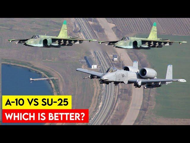 A-10 vs SU-25 Which is Better?