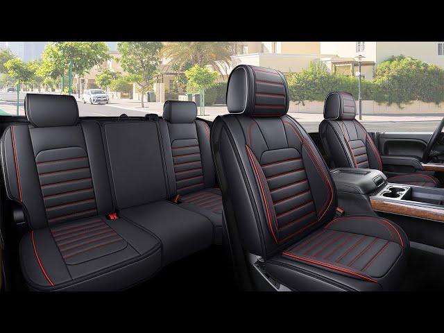 How to Install the YIERTAI Silverado Seat Covers?