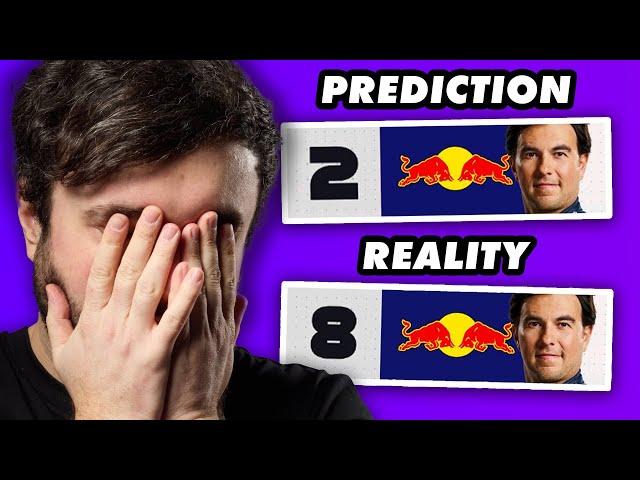 Reacting to our ENTIRE 2024 F1 Championship Predictions (20th - 1st)