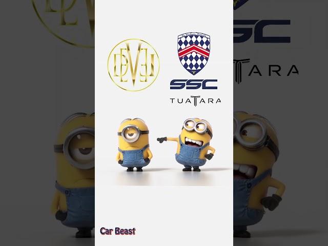 Devel sixteen VS  SSC Tuatara minions style funny#car #tiktok #review #fyp #vs #supercars