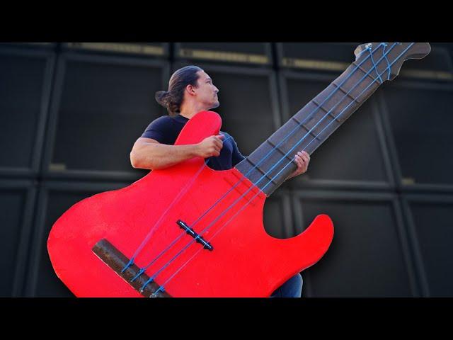 I Made a Giant Bass Guitar!