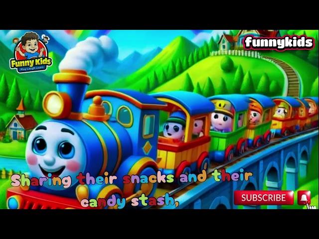 Wheels on the Train Song | Fun Kids Rhymes for Toddlers | Funny Kids #rhymes