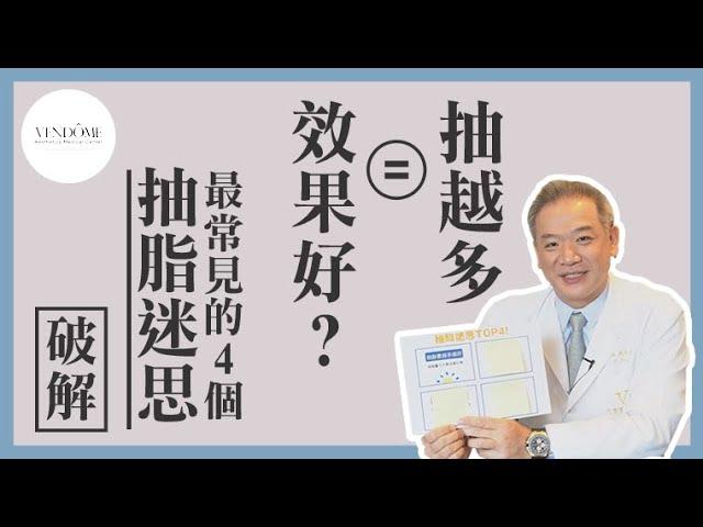 抽脂像被卡車輾過？！抽脂手術4個迷思破解！｜凡登整形外科 馮中和醫師