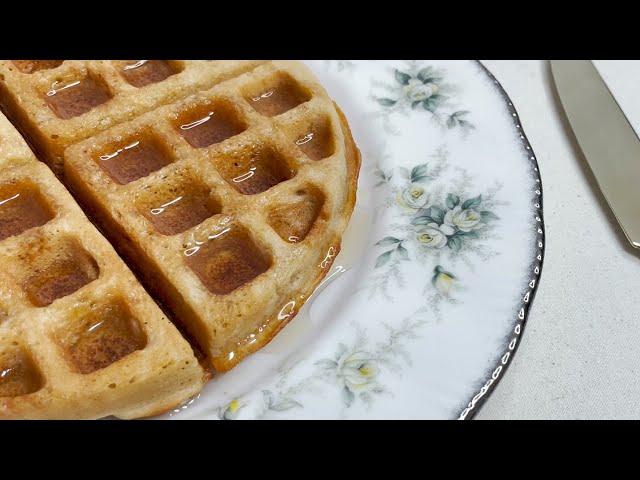 Tastes like waffles sold without flour | NO Flour, Egg, Butter, Milk | Plain Waffle | Vegan Waffle