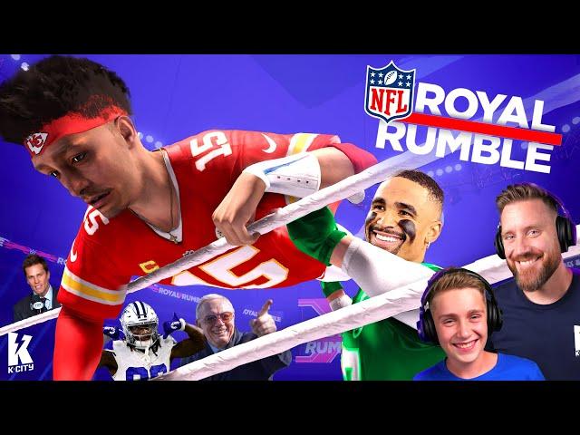 ALL NFL Royal Rumble in WWE 2k24 (Hilarious!)