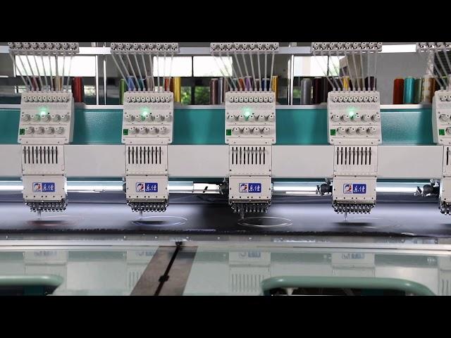 Lejia 6 heads flat embroidery machine