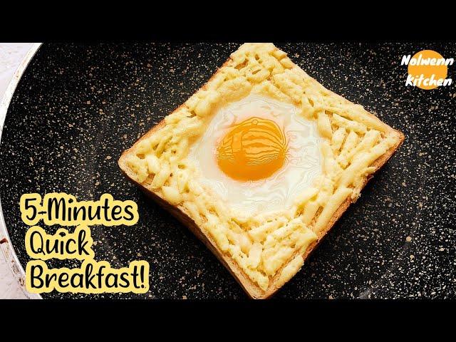 I've Never Eaten Such A Delicious Toast! Easy Breakfast Recipe | Nolwenn Kitchen