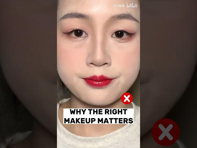 WHY THE RIGHT MAKEUP MATTERS!  #makeup #glowup #douyinchina